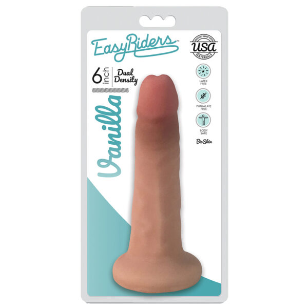 Easy Riders 6" Slim Bioskin Dong Vanilla