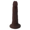 Easy Riders 6" Slim Bioskin Dong Chocolate - Image 2