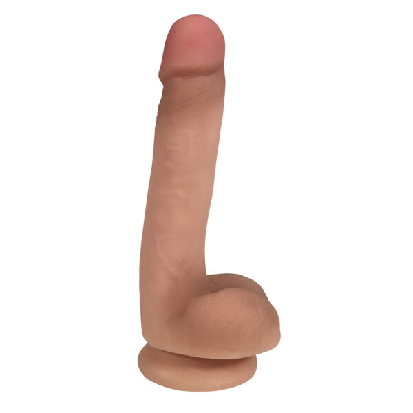 Easy Riders 7" Slim Bioskin Dong With Balls Vanilla - Image 2
