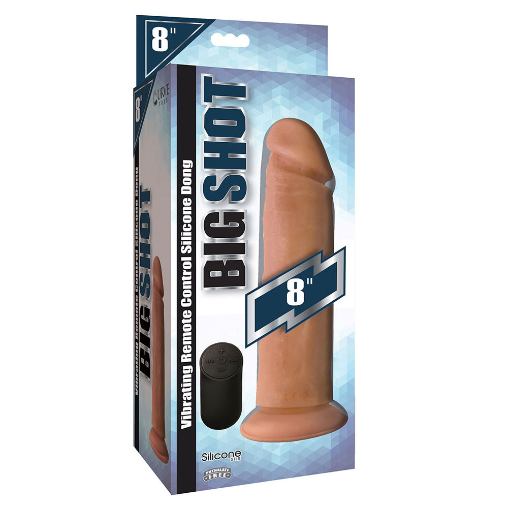 Big Shot 8" No Balls Silicone Vibrating 1 Big Shot 8" No Balls Silicone Vibrating
