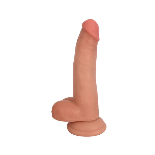 Jock 8" Bareskin Dong With Balls Vanilla - Image 2