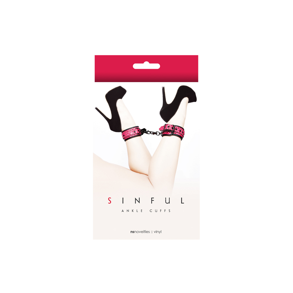 Sinful - Ankle Cuffs 1 Sinful - Ankle Cuffs