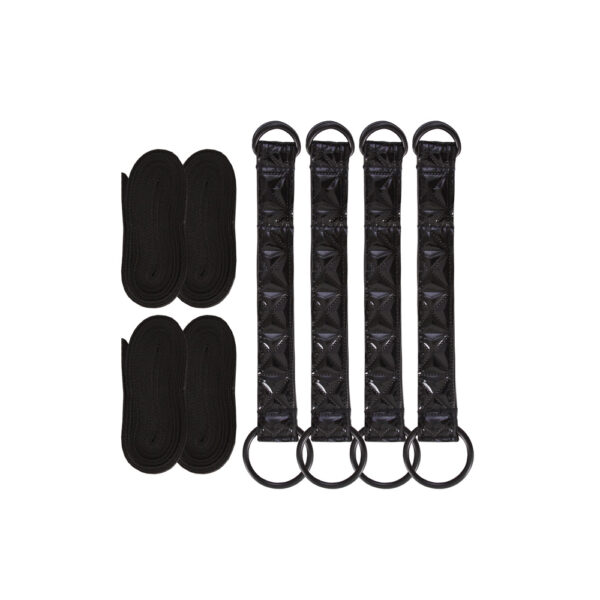 Sinful - Black - Bed Restraint Straps - Image 2