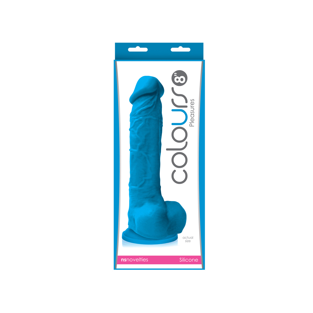 Colours Pleasure 8" - Blue 1 Colours Pleasure 8" - Blue