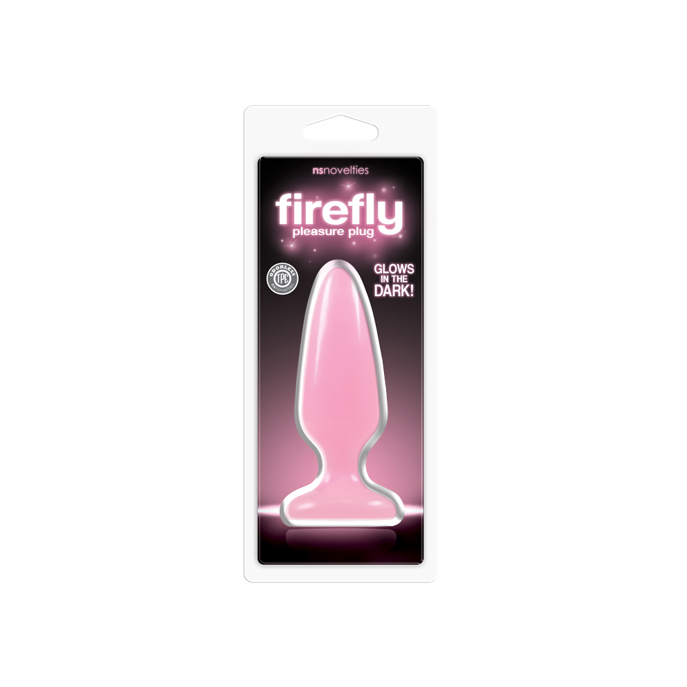 Firefly Pleasure Plug - Medium - Pink 1 Firefly Pleasure Plug - Medium - Pink