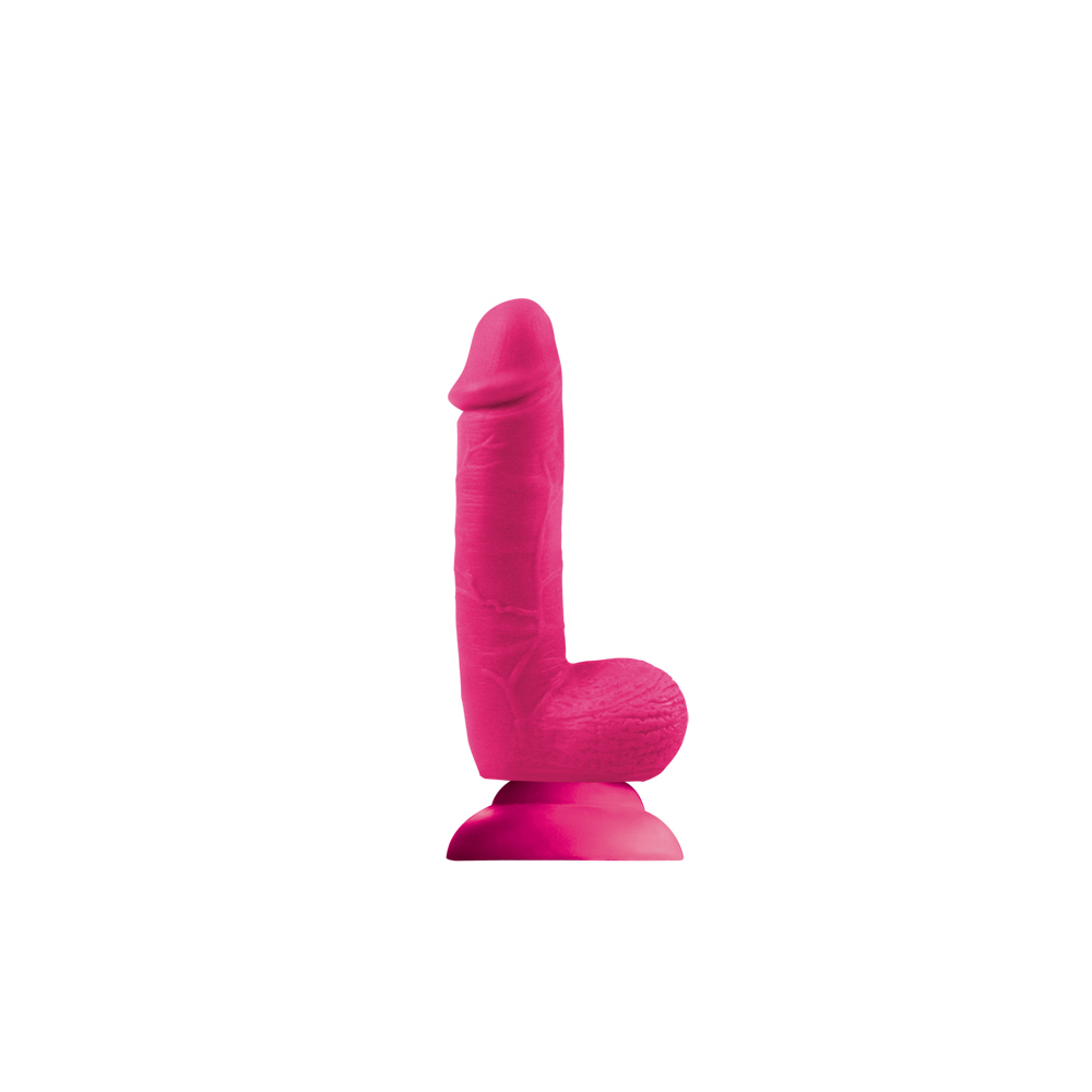 Colours - Softies 6" Dildo - Pink 2 Colours - Softies 6" Dildo - Pink - Image 2