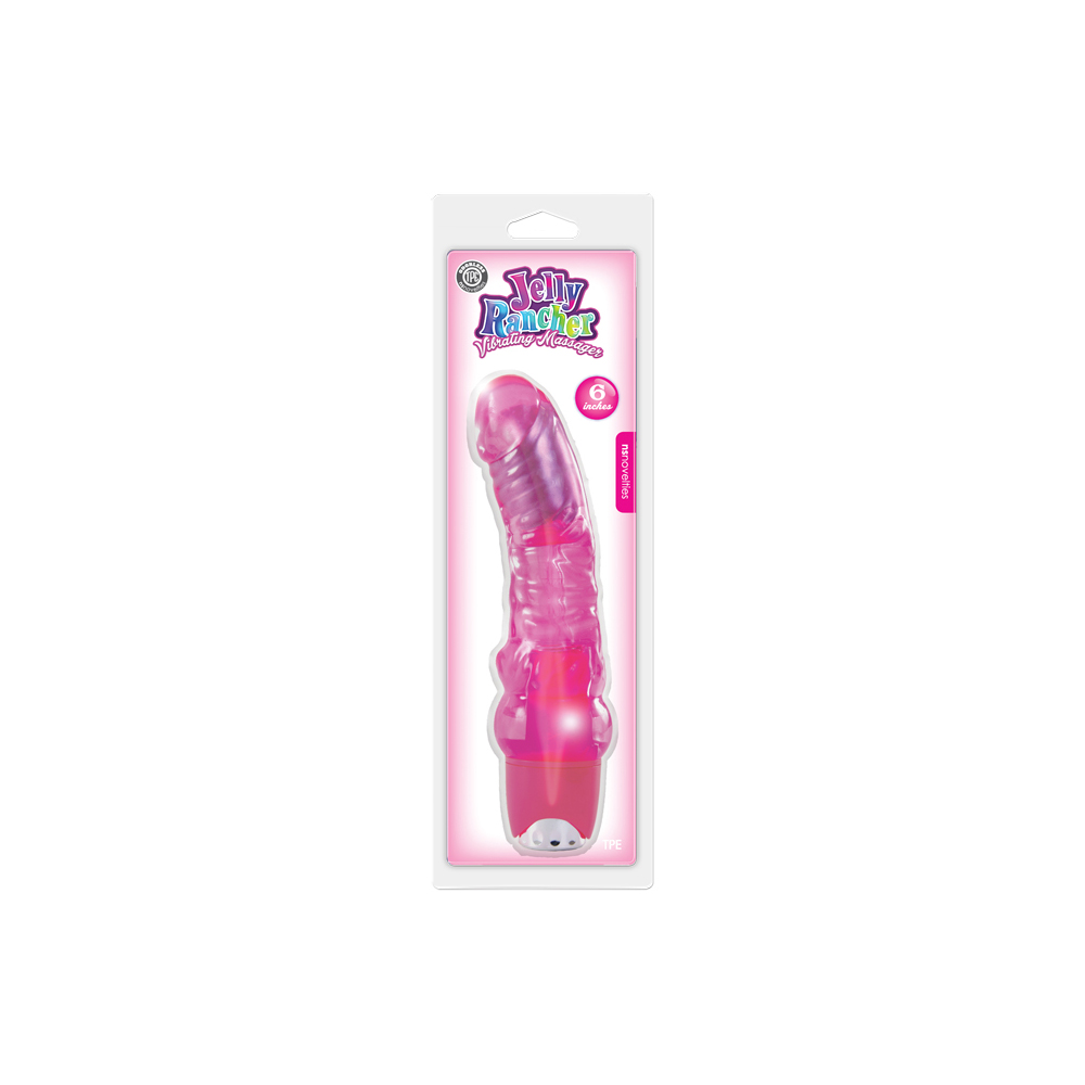 Jelly Rancher 6" Vibrating Massager Pink 1 Jelly Rancher 6" Vibrating Massager Pink