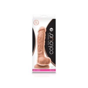 Colours Dual Density 8" Dildo White