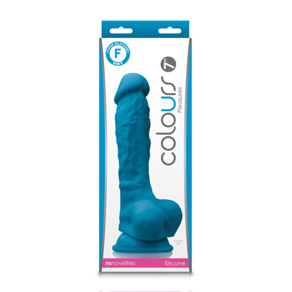 Colours Pleasures 7" Dildo Blue