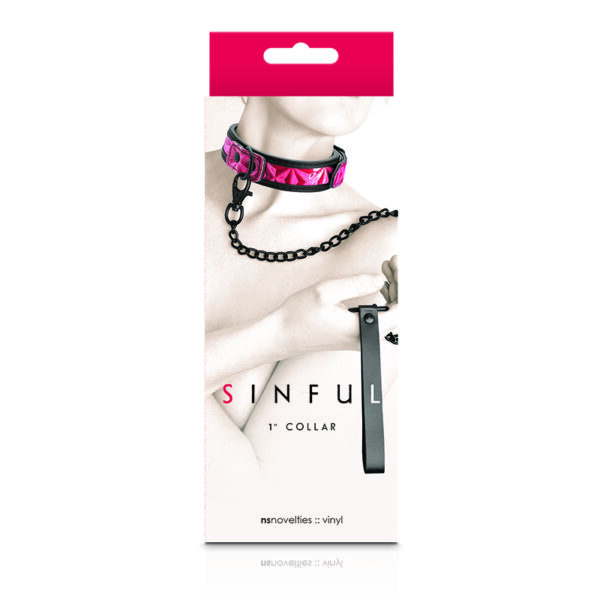 Sinful 1" Collar Pink
