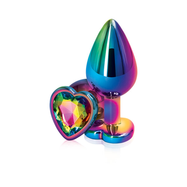 Rear Assets Mulitcolor Heart Medium Rainbow - Image 2