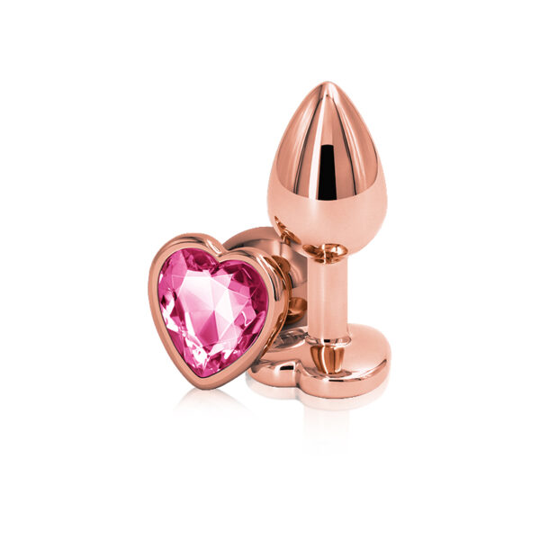 Rear Assets Rose Gold Heart Small Pink - Image 2