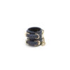 Bondage Couture Wrist Cuff Blue - Image 2