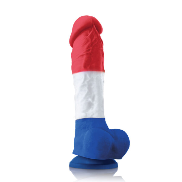 Colours Pleasures Tricolor 8" Dildo - Image 2