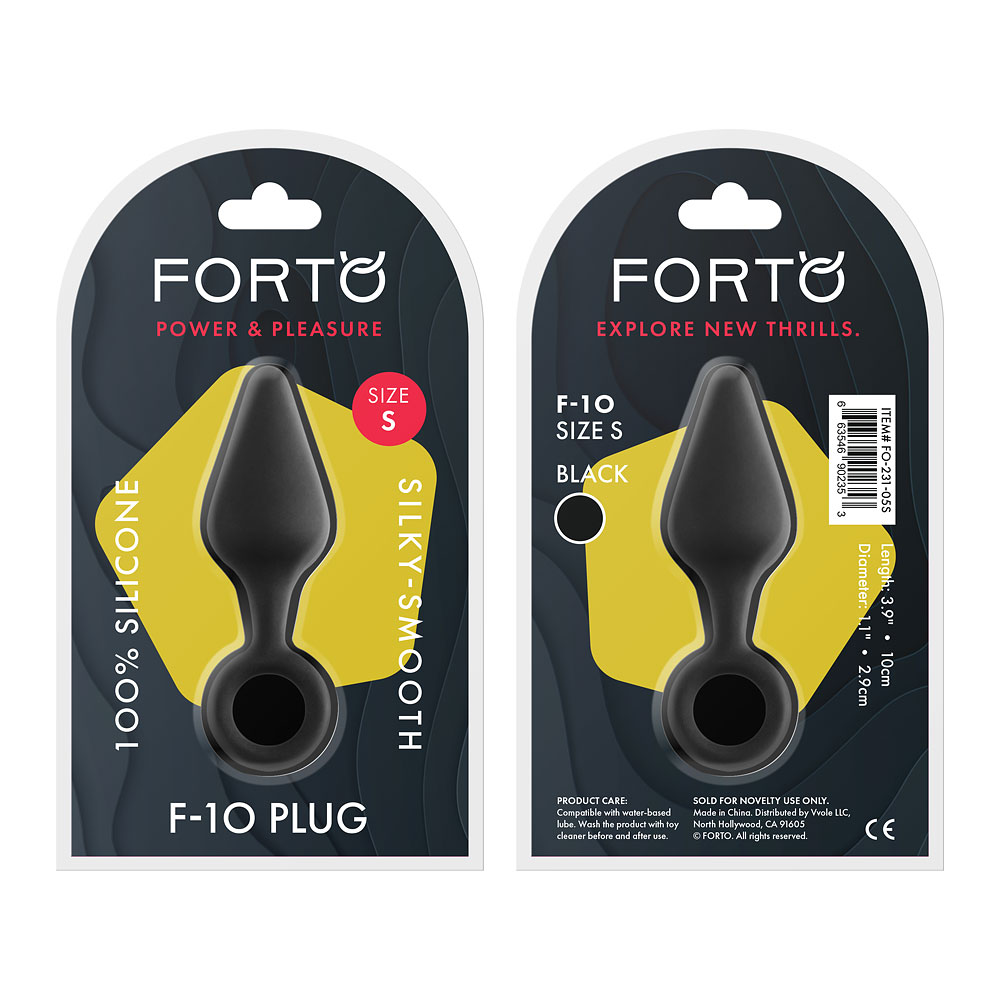 F-10: Silicone Plug W/ Pull Ring Small Black 1 F-10: Silicone Plug W/ Pull Ring Small Black