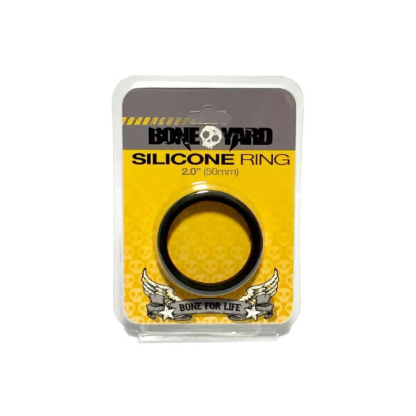 Boneyard Silicone Ring 50Mm Black