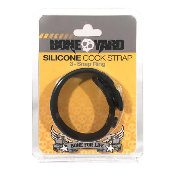 Boneyard Cock Strap Black