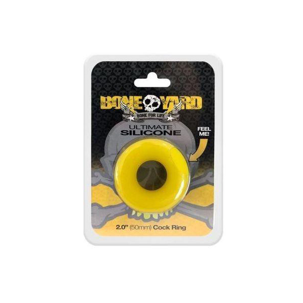 Ultimate Silicone Cock Ring Yellow 1 Ultimate Silicone Cock Ring Yellow