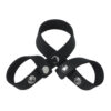 Leather Figure-8 C&B Divider - Black - Image 2