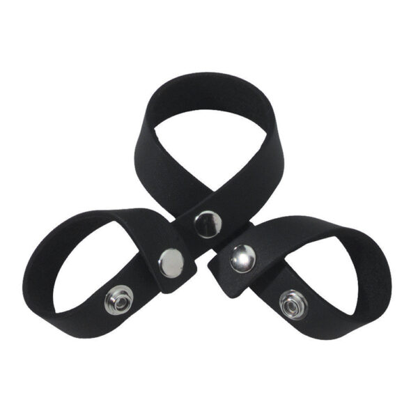Leather Figure-8 C&B Divider - Black - Image 2