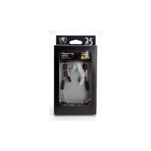 Alligator Clamp W/ Link Chain Adj Silver