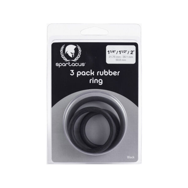 Rubber C-Ring Set 1.25 1.5 2'' - Black