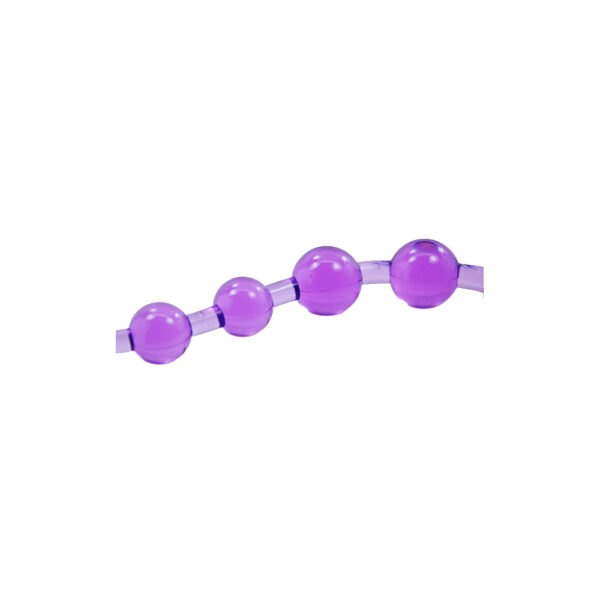 Cloud 9 Classic Anal Beads Purple - Image 3