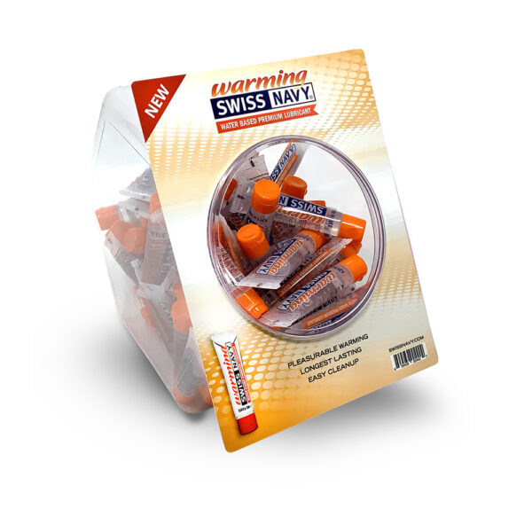 Swiss Navy Warming Lubricant 10 ml. 100Ct Fishbowl