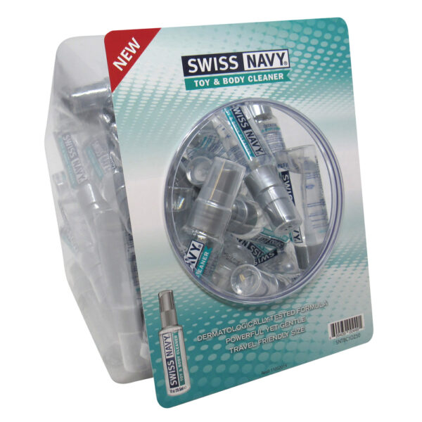 Swiss Navy Toy & Body Cleaner 1 oz. 50Ct Fishbowl