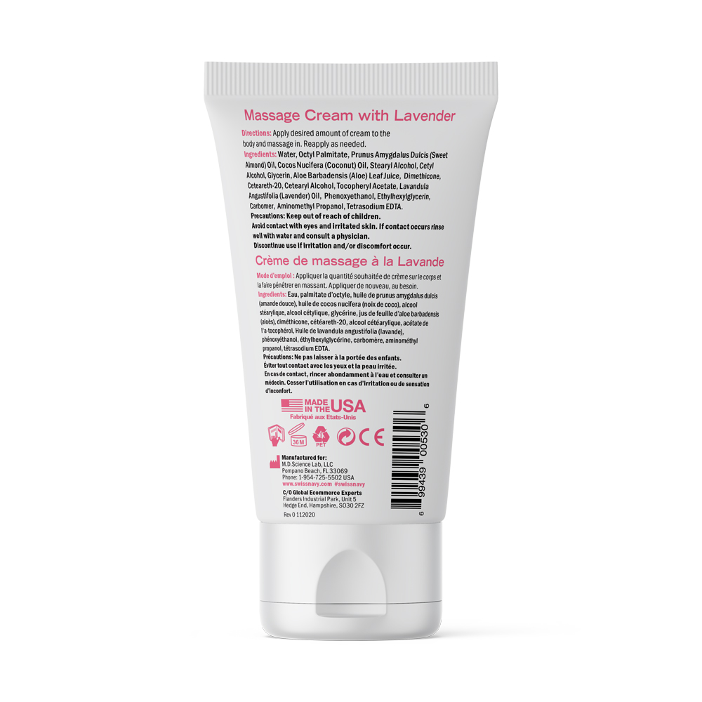 Desire Massage Cream W/Lavender 5 oz. 2 Desire Massage Cream W/Lavender 5 oz. - Image 2