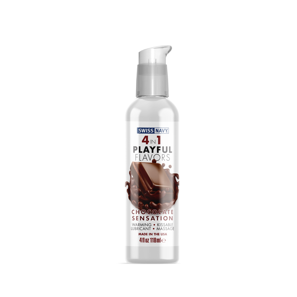 Swiss Navy 4 In 1 Chocolate Sensation 4 oz. 1 Swiss Navy 4 In 1 Chocolate Sensation 4 oz.