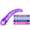 B Yours 18" Double Dildo Purple - Image 3