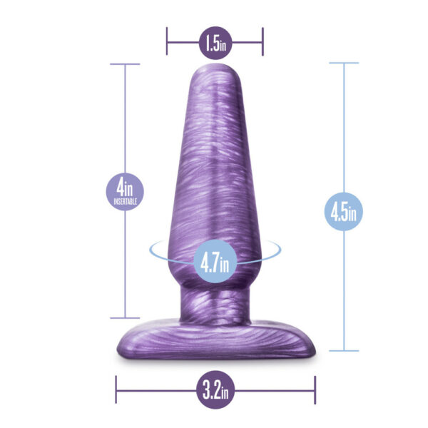 B Yours Medium Cosmic Plug Purple Swirl - Image 2
