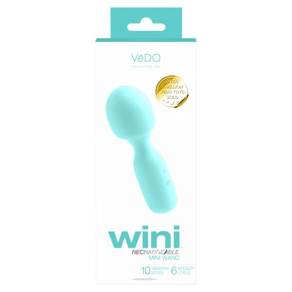 Wini Rechargeable Mini Wand Tease Me Turquoise
