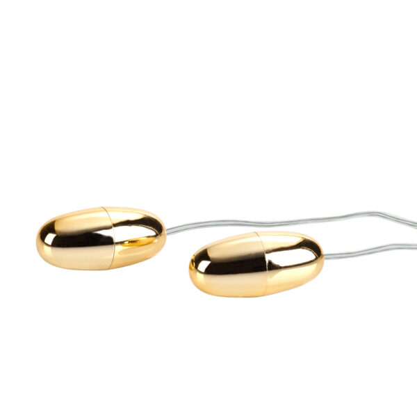 Pocket Exotics Vibrating Double Gold Bullets Gold - Image 3