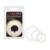 White Rubber Ring 3 Piece Set