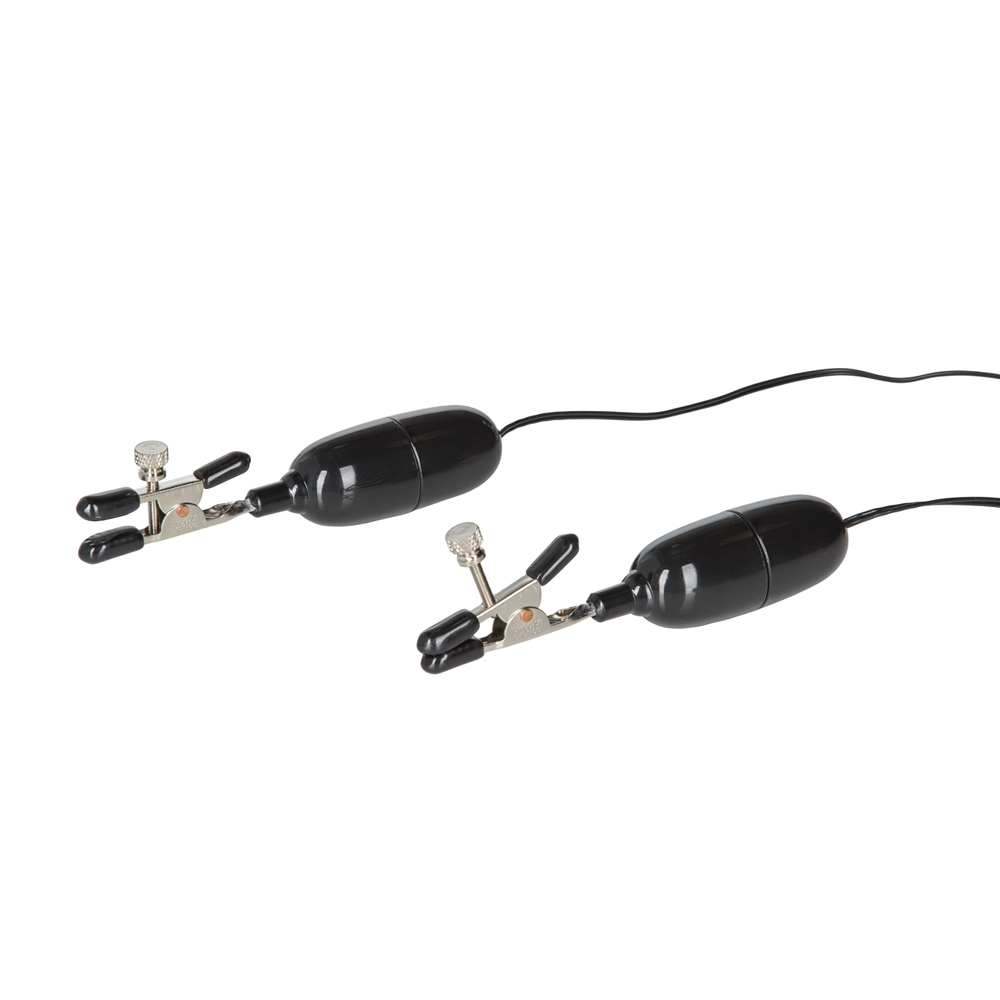 Nipple Play Vibrating Nipple Clamps Silver 3 Nipple Play Vibrating Nipple Clamps Silver - Image 3