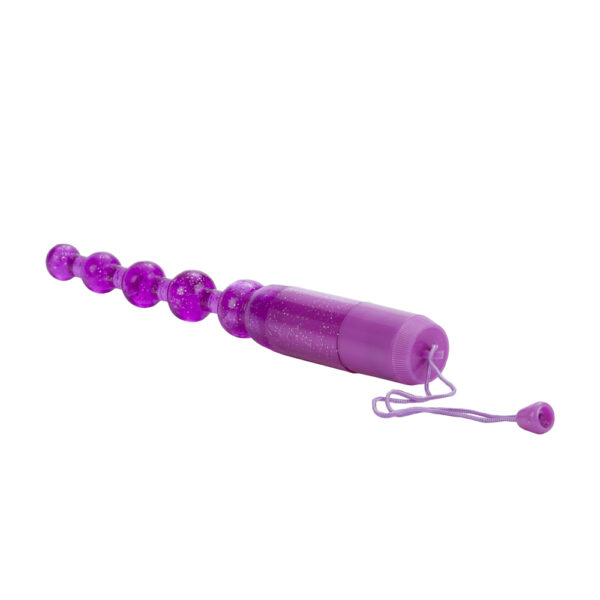 Waterproof Vibrating Pleasure Beads Purple - Image 3
