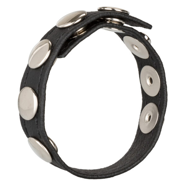 Leather Multi-Snap Ring Black - Image 2