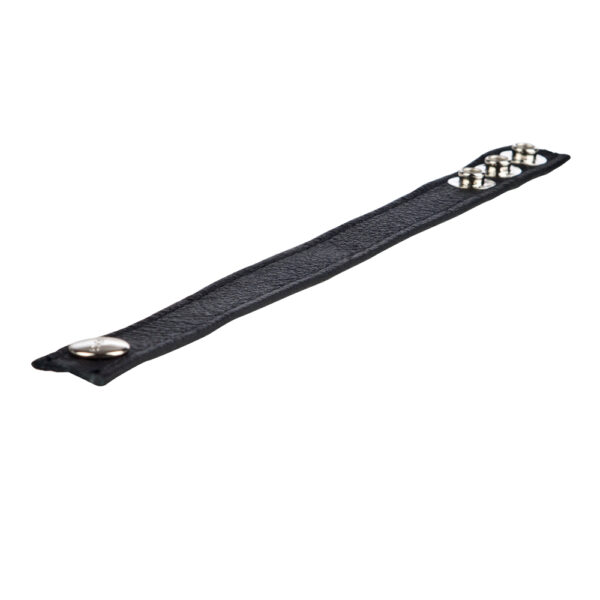 Colt Leather C/B Strap Adjustable 3-Snap Black - Image 3