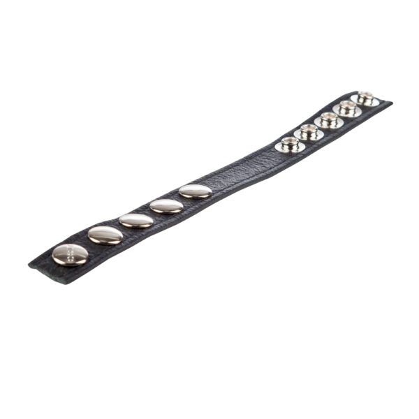 Colt Leather C/B Strap 5-Snap Fastener Black - Image 3