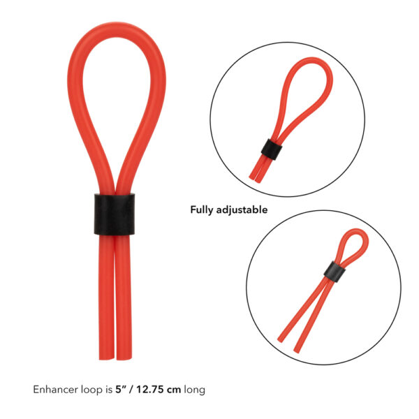 Silicone Stud Lasso Red - Image 3
