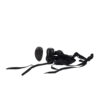10-Function Little Black Thong with Ties Black - Image 2