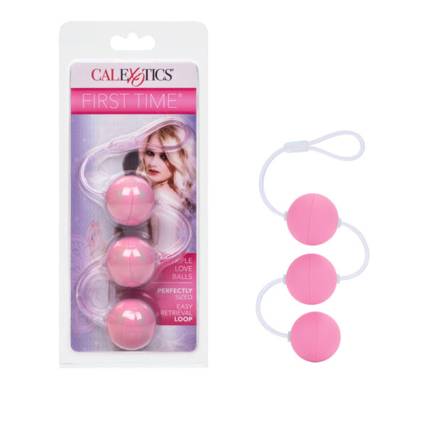First Time Triple Love Balls Pink