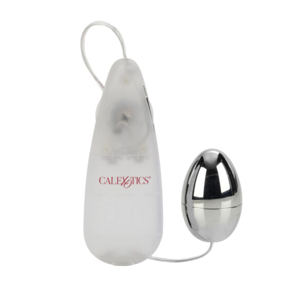 Pocket Exotics Vibrating Silver Egg Silver - Image 2