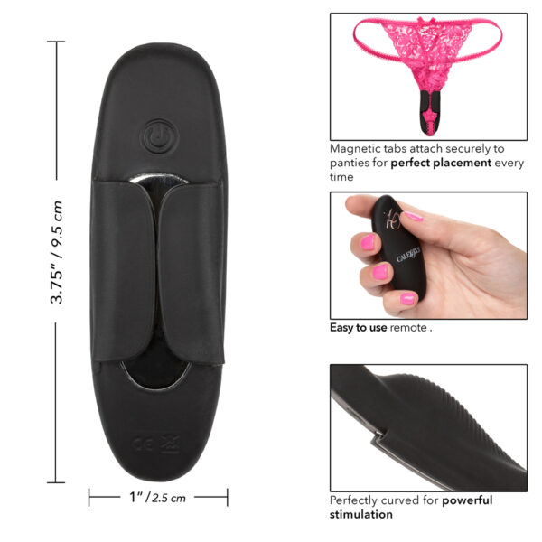 Lock-N-Play Remote Petite Panty Teaser Black - Image 3