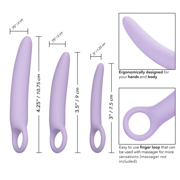 Dr. Laura Berman Alena Set Of 3 Silicone Dilators - Image 3