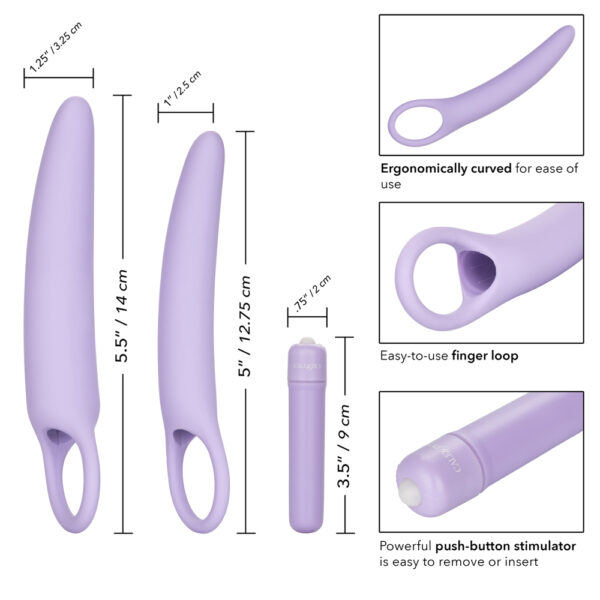 Dr. Laura Berman Isabelle Set Of 2 Vibrating Silicone Dilators - Image 3