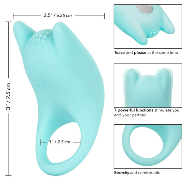 Silicone Rechargeable Dual Exciter Enhancer - Image 3