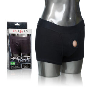 Packer Gear Black Boxer Brief Harness 2Xl/3Xl